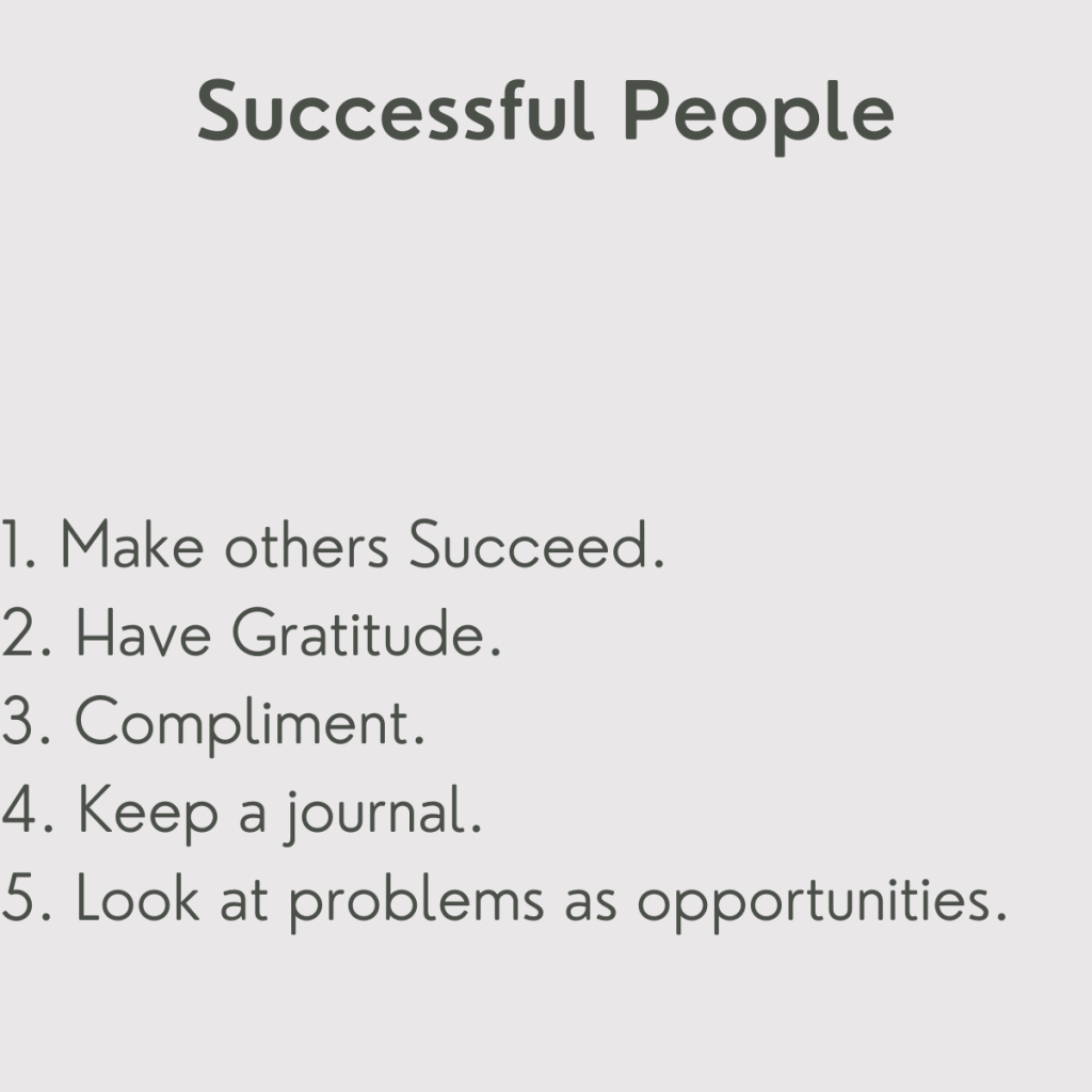 Successful People.....